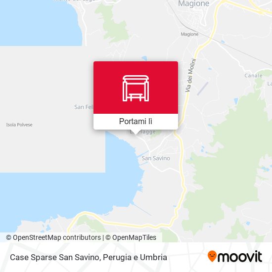 Mappa Case Sparse San Savino