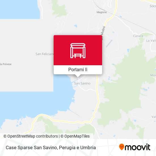 Mappa Case Sparse San Savino