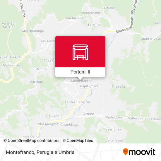 Mappa Montefranco