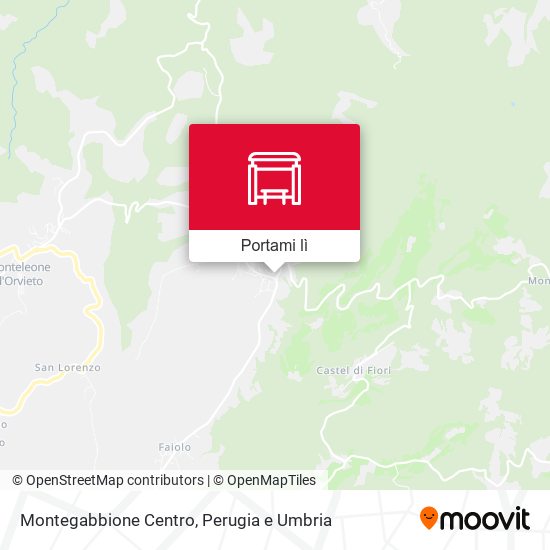 Mappa Montegabbione Centro