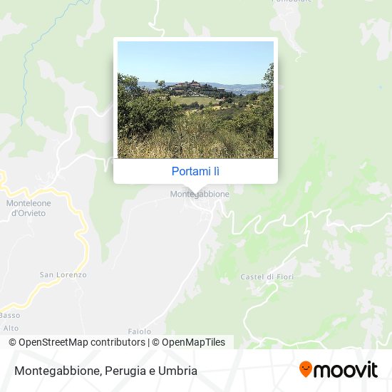 Mappa Montegabbione
