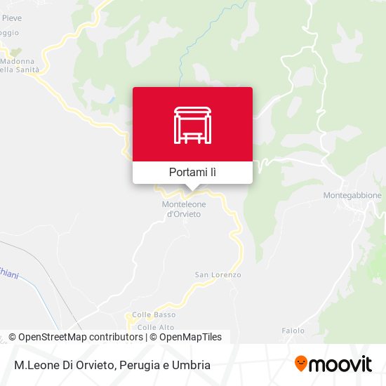 Mappa M.Leone Di Orvieto