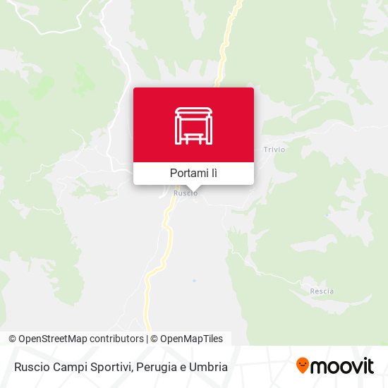 Mappa Ruscio Campi Sportivi