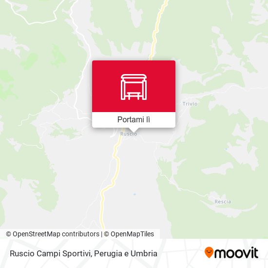 Mappa Ruscio Campi Sportivi