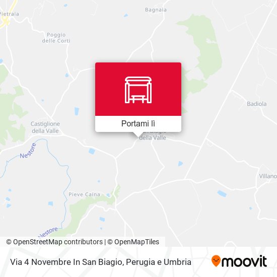 Mappa Via 4 Novembre In San Biagio