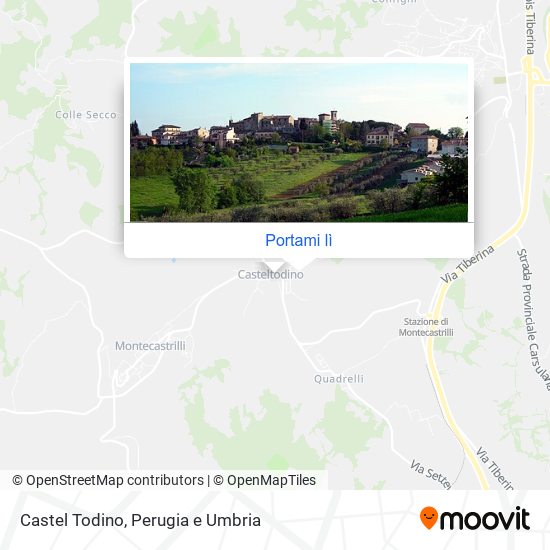 Mappa Castel Todino