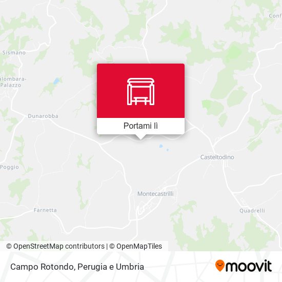 Mappa Campo Rotondo