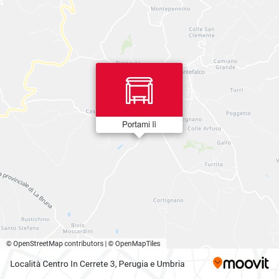Mappa Località Centro In Cerrete 3