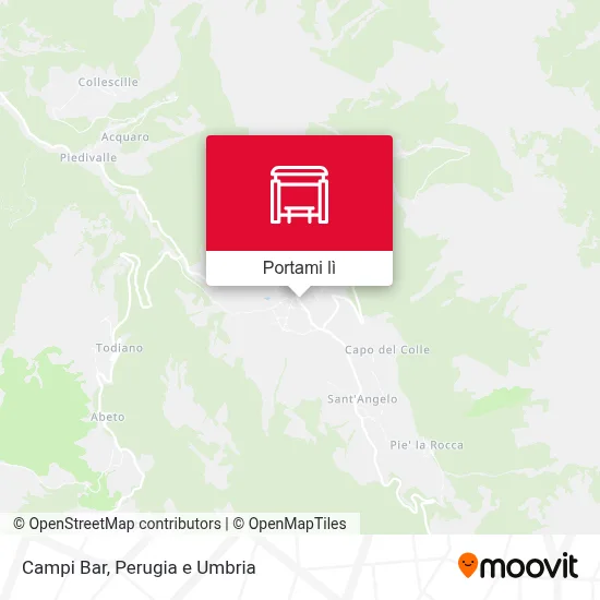 Mappa Campi Bar