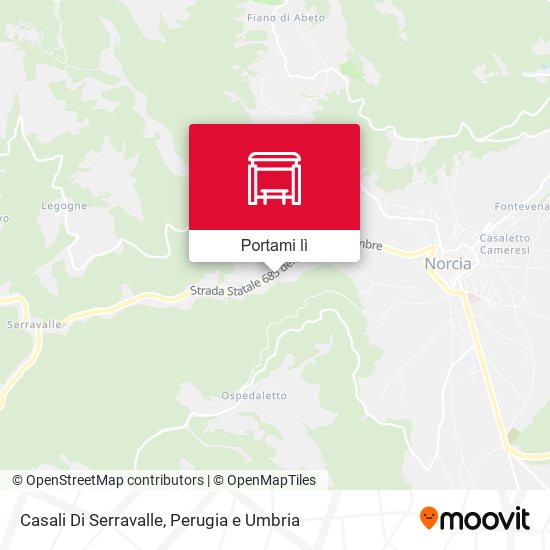 Mappa Casali Di Serravalle