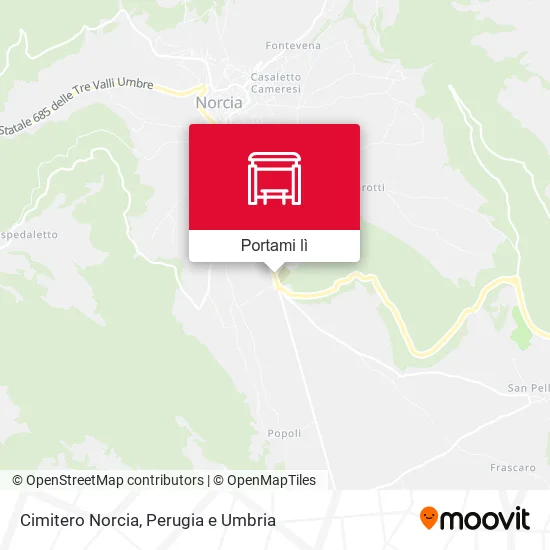 Mappa Cimitero Norcia