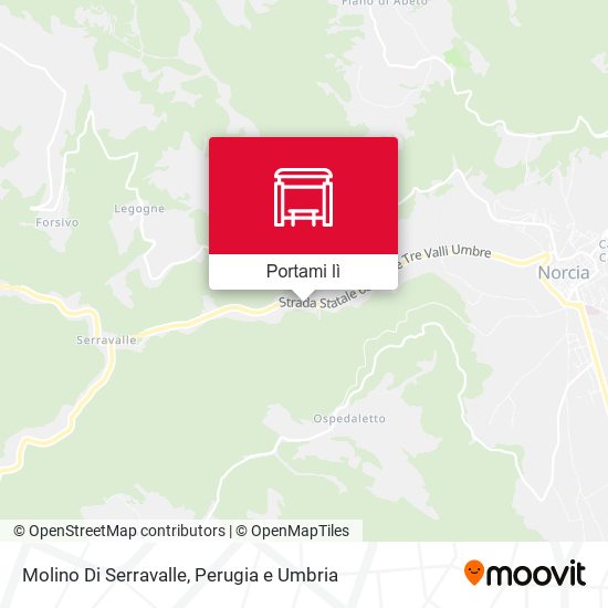 Mappa Molino Di Serravalle