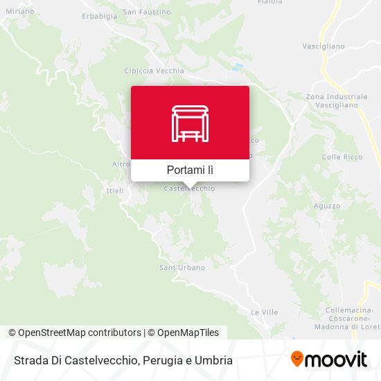 Mappa Strada Di Castelvecchio