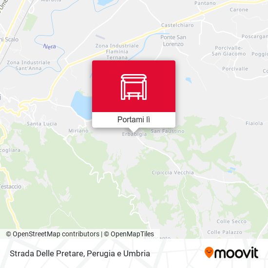 Mappa Strada Delle Pretare
