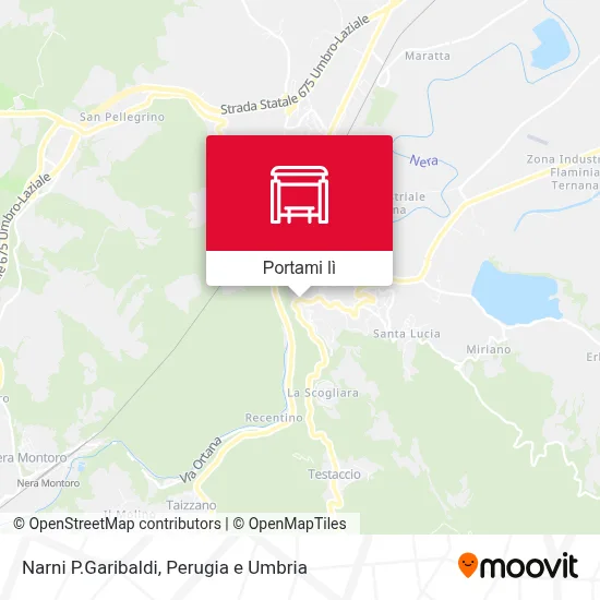 Mappa Narni P.Garibaldi