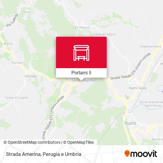 Mappa Strada Amerina