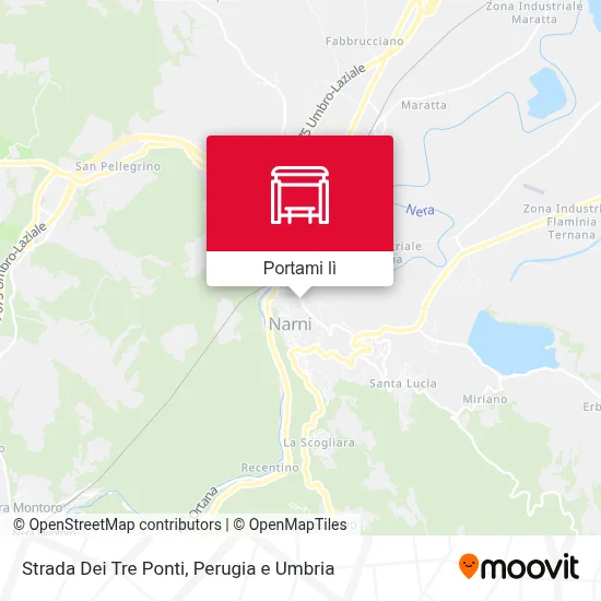 Mappa Strada Dei Tre Ponti