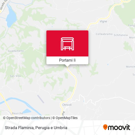 Mappa Strada Flaminia
