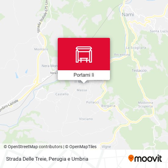 Mappa Strada Delle Treie
