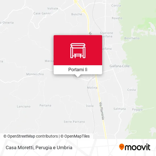 Mappa Casa Moretti