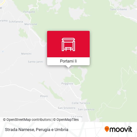 Mappa Strada Narnese