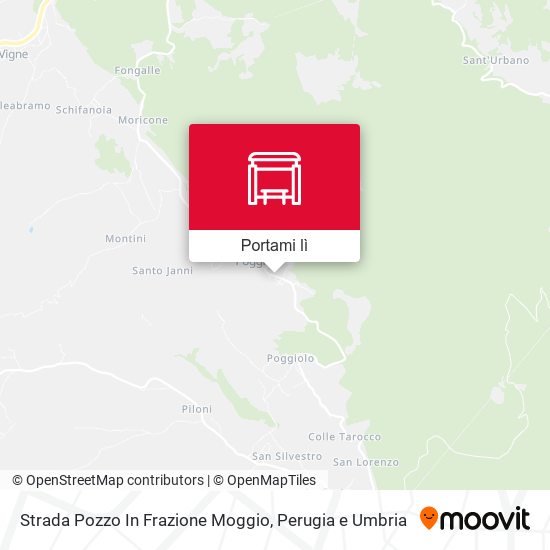 Mappa Strada Pozzo In Frazione Moggio