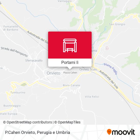 Mappa P.Cahen Orvieto