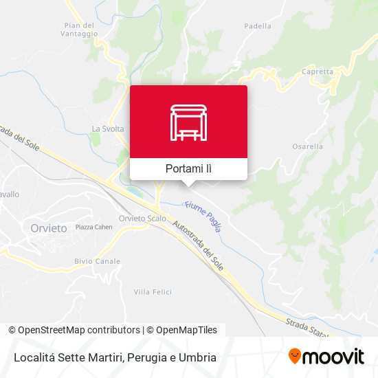 Mappa Localitá Sette Martiri