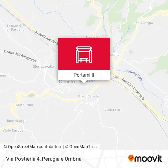Mappa Via Postierla 4