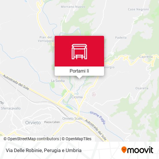 Mappa Via Delle Robinie