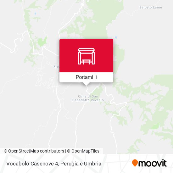 Mappa Vocabolo Casenove 4
