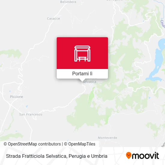 Mappa Strada Fratticiola Selvatica