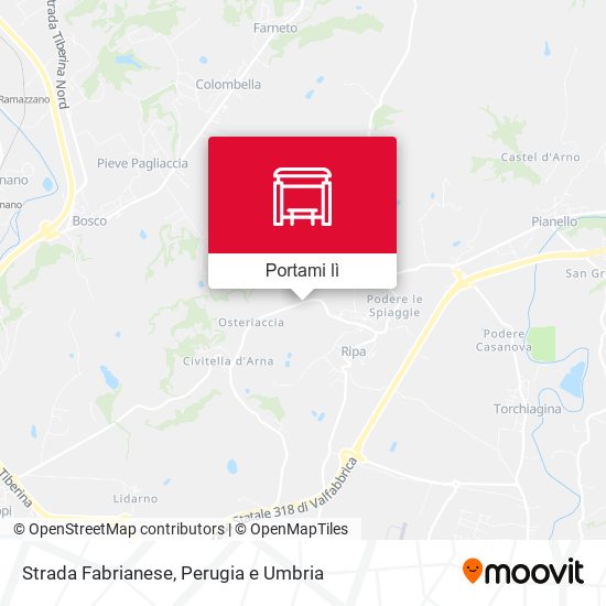 Mappa Strada Fabrianese