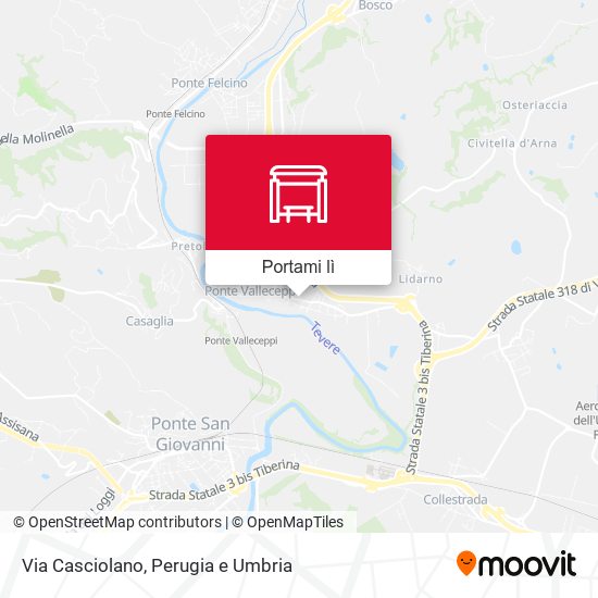 Mappa Via Casciolano