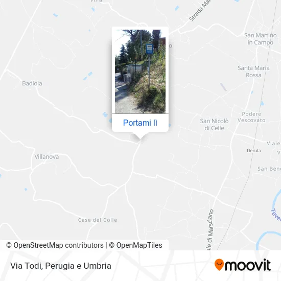 Mappa Via Todi