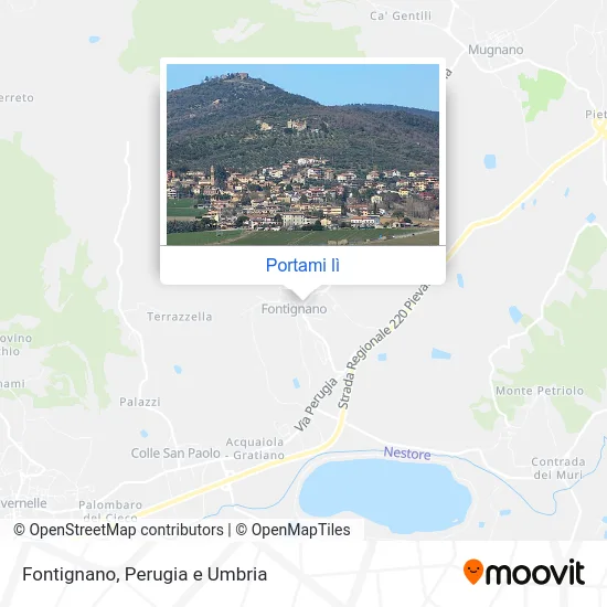 Mappa Fontignano
