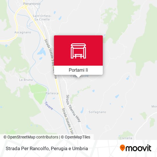 Mappa Strada Per Rancolfo