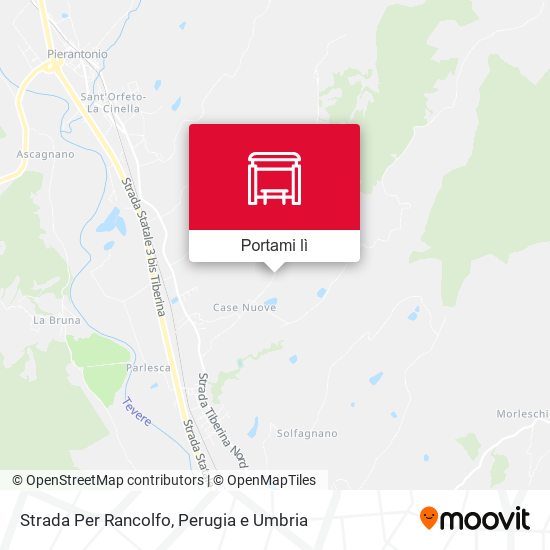 Mappa Strada Per Rancolfo