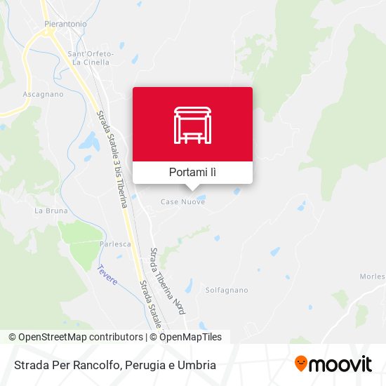 Mappa Strada Per Rancolfo
