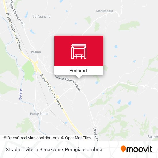 Mappa Strada Civitella Benazzone