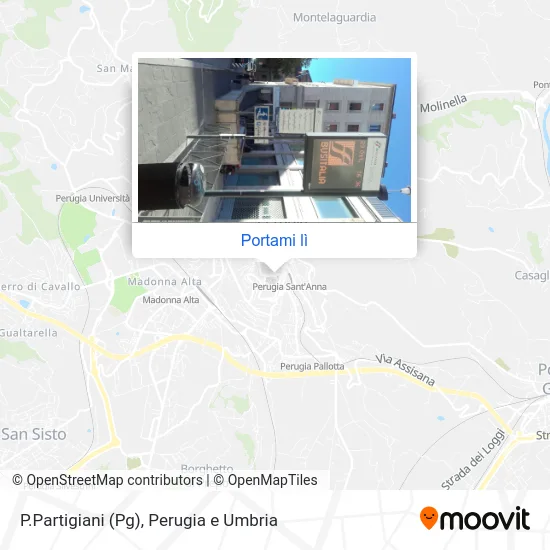 Mappa P.Partigiani (Pg)