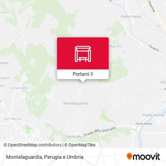 Mappa Montelaguardia