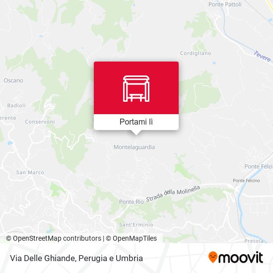 Mappa Via Delle Ghiande