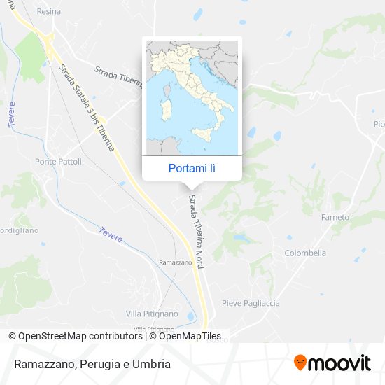 Mappa Ramazzano