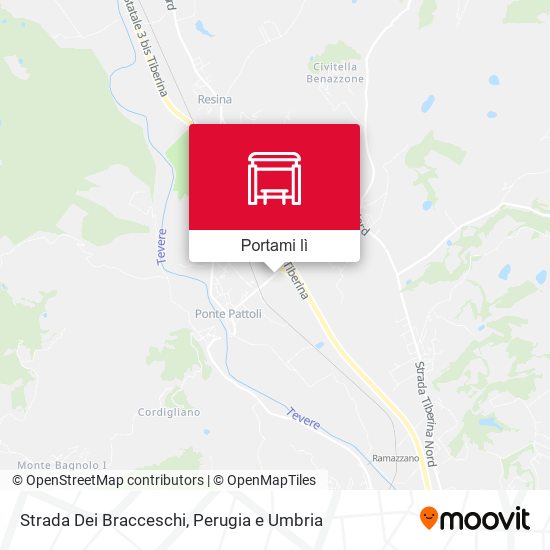 Mappa Strada Dei Bracceschi