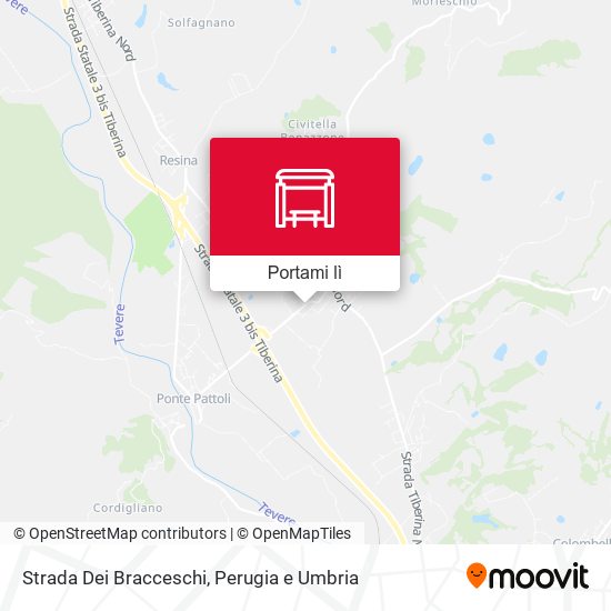 Mappa Strada Dei Bracceschi