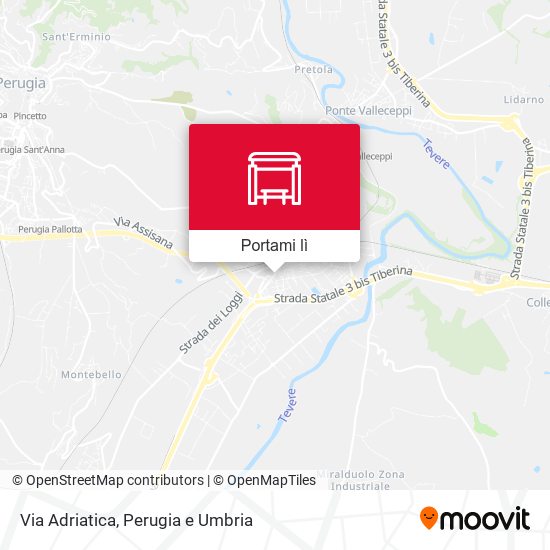 Mappa Via Adriatica