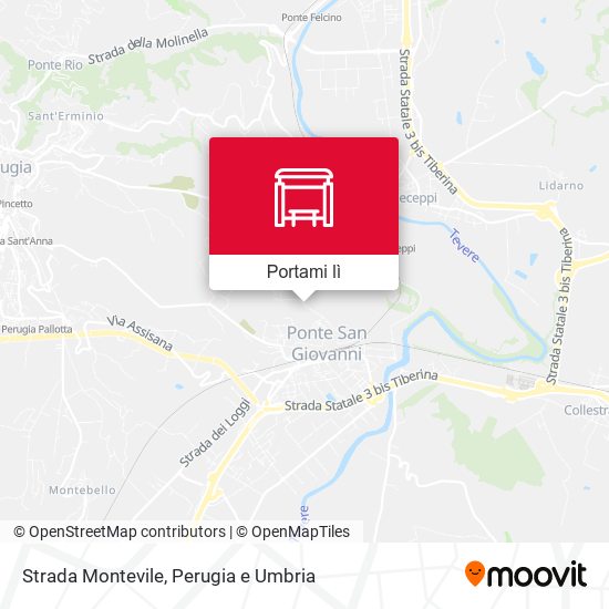 Mappa Strada Montevile
