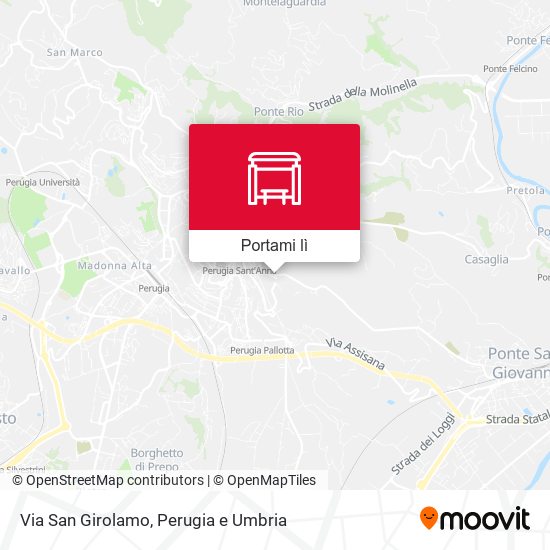 Mappa Via San Girolamo