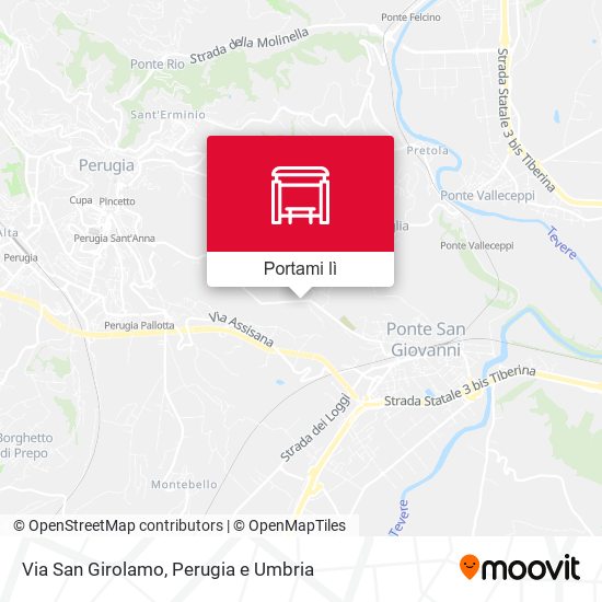 Mappa Via San Girolamo